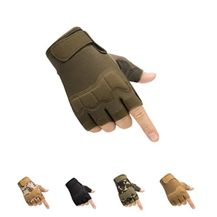 Fingerl Gloves, Protective Breathable Lightweight Outdoor Gloves for Hunting, Motorcycling, Climbing
Fingerl Gloves, Protective Breathable Lightweight Outdoor Gloves for Hunting, Motorcycling, Climbing