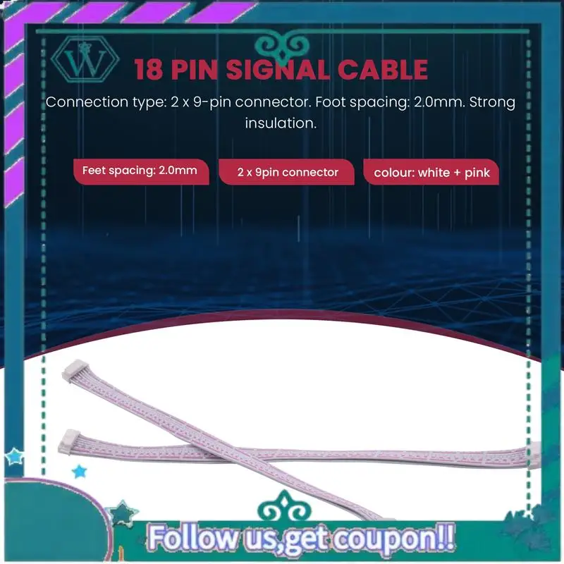Upgraded 18 Pin Signal Data Ribbon Cable For Bitmain Antminer S9 S7 L3 L3+ L3++ K5 R4 30Cm
Upgraded 18 Pin Signal Data Ribbon Cable For Bitmain Antminer S9 S7 L3 L3+ L3++ K5 R4 30Cm