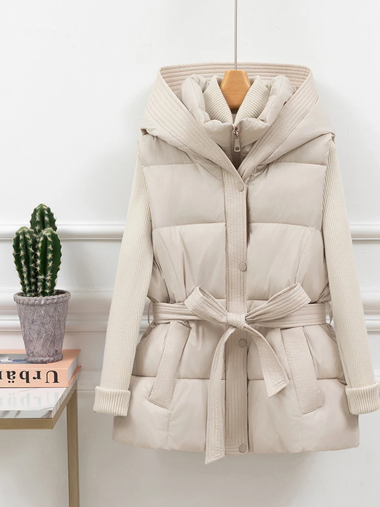 ort Hooded Belted Waist Cinched Sle Vest Women's Autumn Winter New Sle oulder Pad Jaet Top Trendy Polyester ...
ort Hooded Belted Waist Cinched Sle Vest Women's Autumn Winter New Sle oulder Pad Jaet Top Trendy Polyester ...