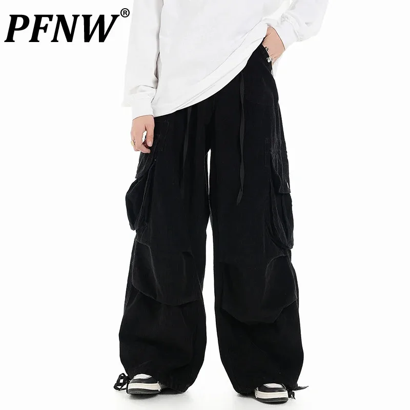 PFNW винтажные мужские брюки, повседневные плиссированные брюки с большими карманами и шнурком, прямые широкие свободные мужские брюки, новая осень 12C579
PFNW винтажные мужские брюки, повседневные плиссированные брюки с большими карманами и шнурком, прямые широкие свободные мужские брюки, новая осень 12C579