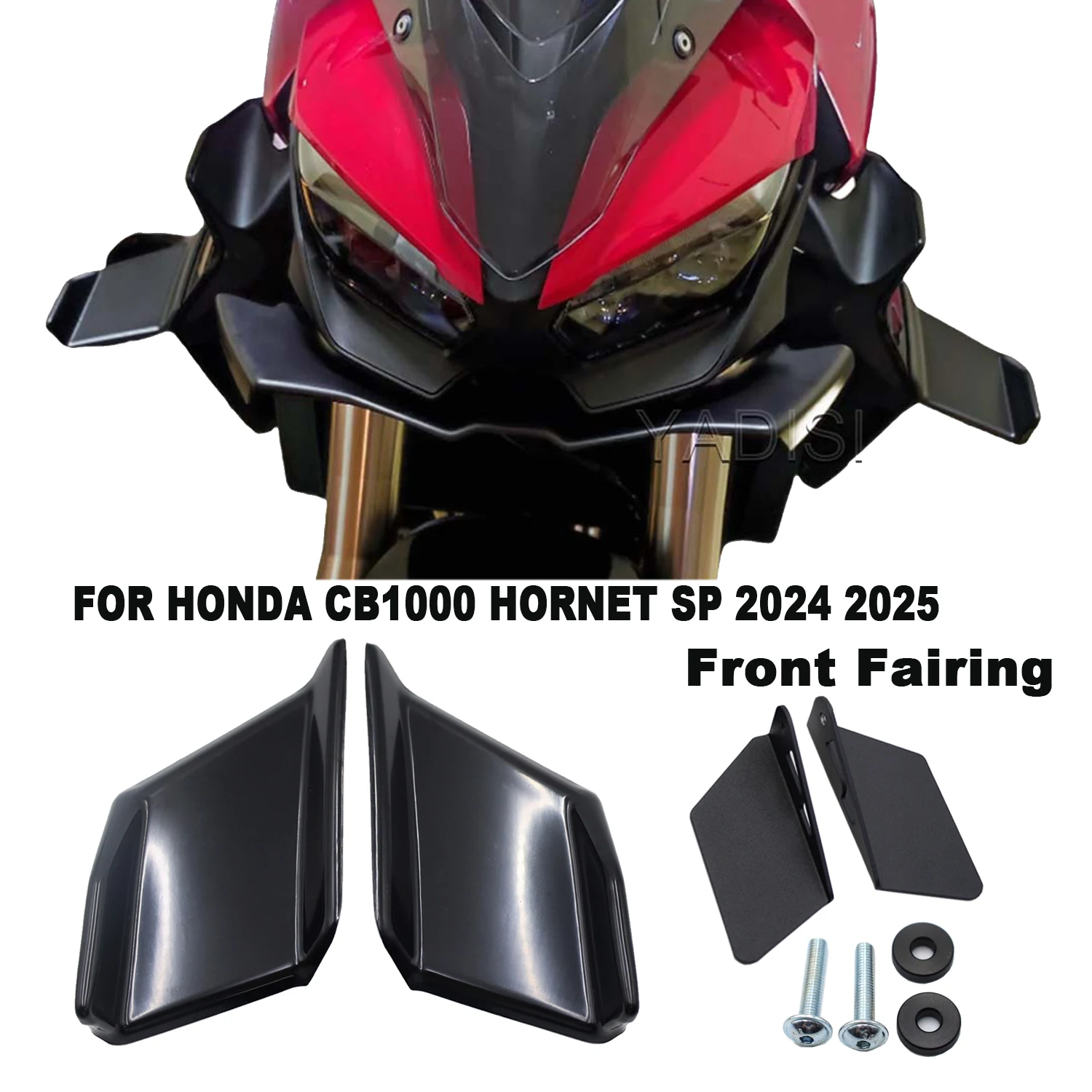 For Honda CB1000 CB 1000 HORNET SP 2024 2025 Motorcycle Winglet Aerodynamic Side Wing Fin Spoiler 
For Honda CB1000 CB 1000 HORNET SP 2024 2025 Motorcycle Winglet Aerodynamic Side Wing Fin Spoiler