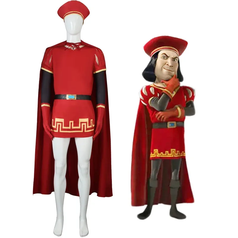 Lord Farquaad Cosplay Costume Shrek Carnival Uniform Wig Anime Halloween Role playing holiday party Costumes Women Game
Lord Farquaad Cosplay Costume Shrek Carnival Uniform Wig Anime Halloween Role playing holiday party Costumes Women Game
