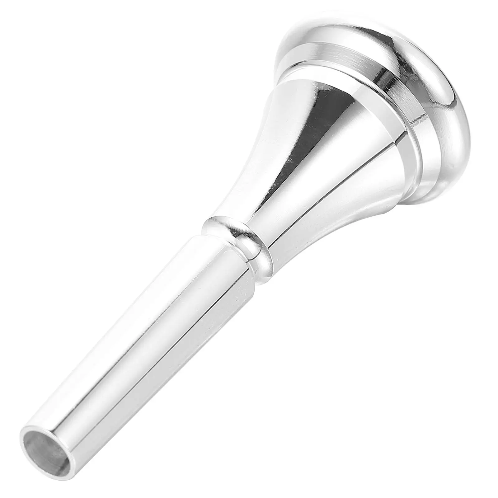 French Horn Mouthpiece Copper Trumpet Parts Silver Color Durable Smooth Wear Resistant Easy Clean Good Sound Portable Practice
French Horn Mouthpiece Copper Trumpet Parts Silver Color Durable Smooth Wear Resistant Easy Clean Good Sound Portable Practice
