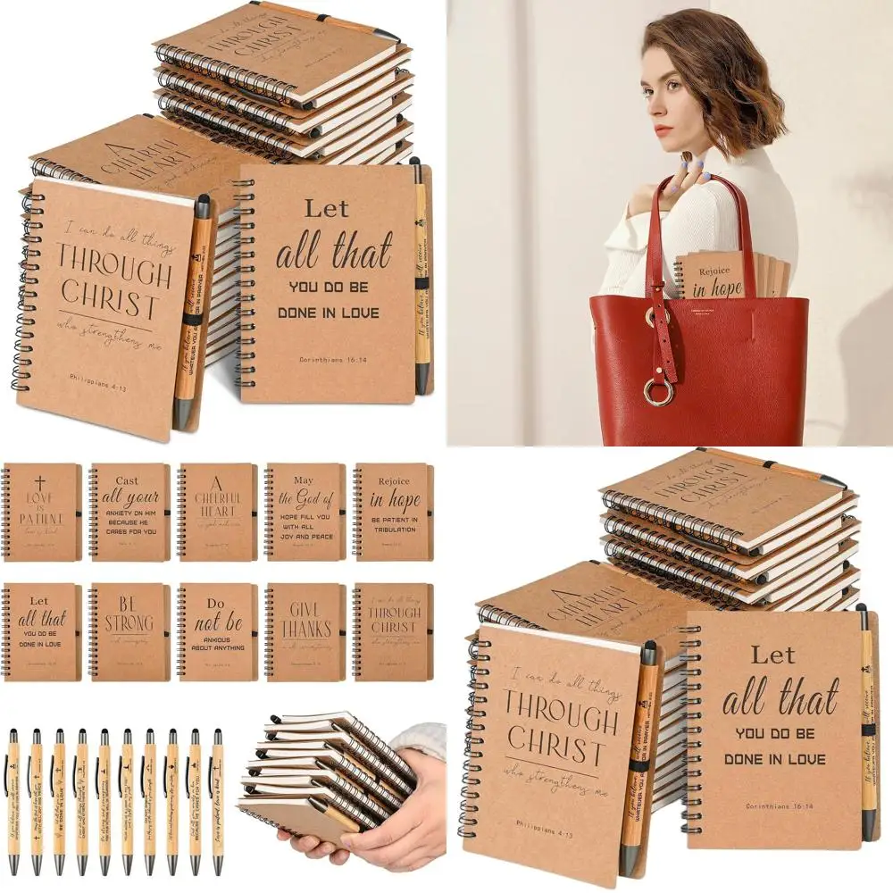Bulk Christian Spiral Notebooks & Pens: Ideal Christmas Gifts for Church, Bible Study, and Families
Bulk Christian Spiral Notebooks & Pens: Ideal Christmas Gifts for Church, Bible Study, and Families