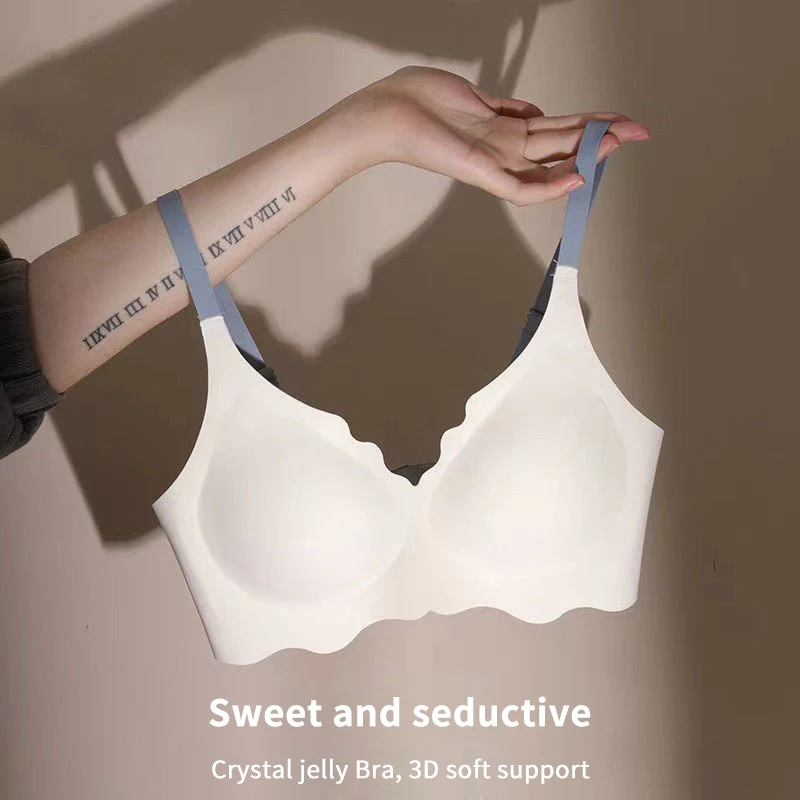 No Trace Top Women's Underwear No Steel Ring Pure Desire Comfortable Upper Support Sling Adjustable Beauty Back Bra Thin Section
No Trace Top Women's Underwear No Steel Ring Pure Desire Comfortable Upper Support Sling Adjustable Beauty Back Bra Thin Section