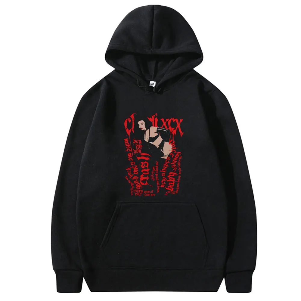 Hot Sale Singer Charli XCX Merch Hoodie Men Women Vintage Gothic Rock Hooded Sweatshirt Male Casual Oversized Pullover Hoodies
Hot Sale Singer Charli XCX Merch Hoodie Men Women Vintage Gothic Rock Hooded Sweatshirt Male Casual Oversized Pullover Hoodies