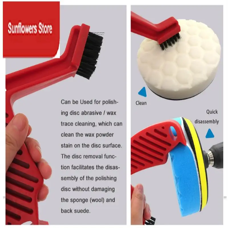 Polishing Pad Conditioning Brush Replacement Polishing Spur Tool Set,Wool Buffing Pad Cleaning Spur Tool+ Foam Pad Brush
Polishing Pad Conditioning Brush Replacement Polishing Spur Tool Set,Wool Buffing Pad Cleaning Spur Tool+ Foam Pad Brush