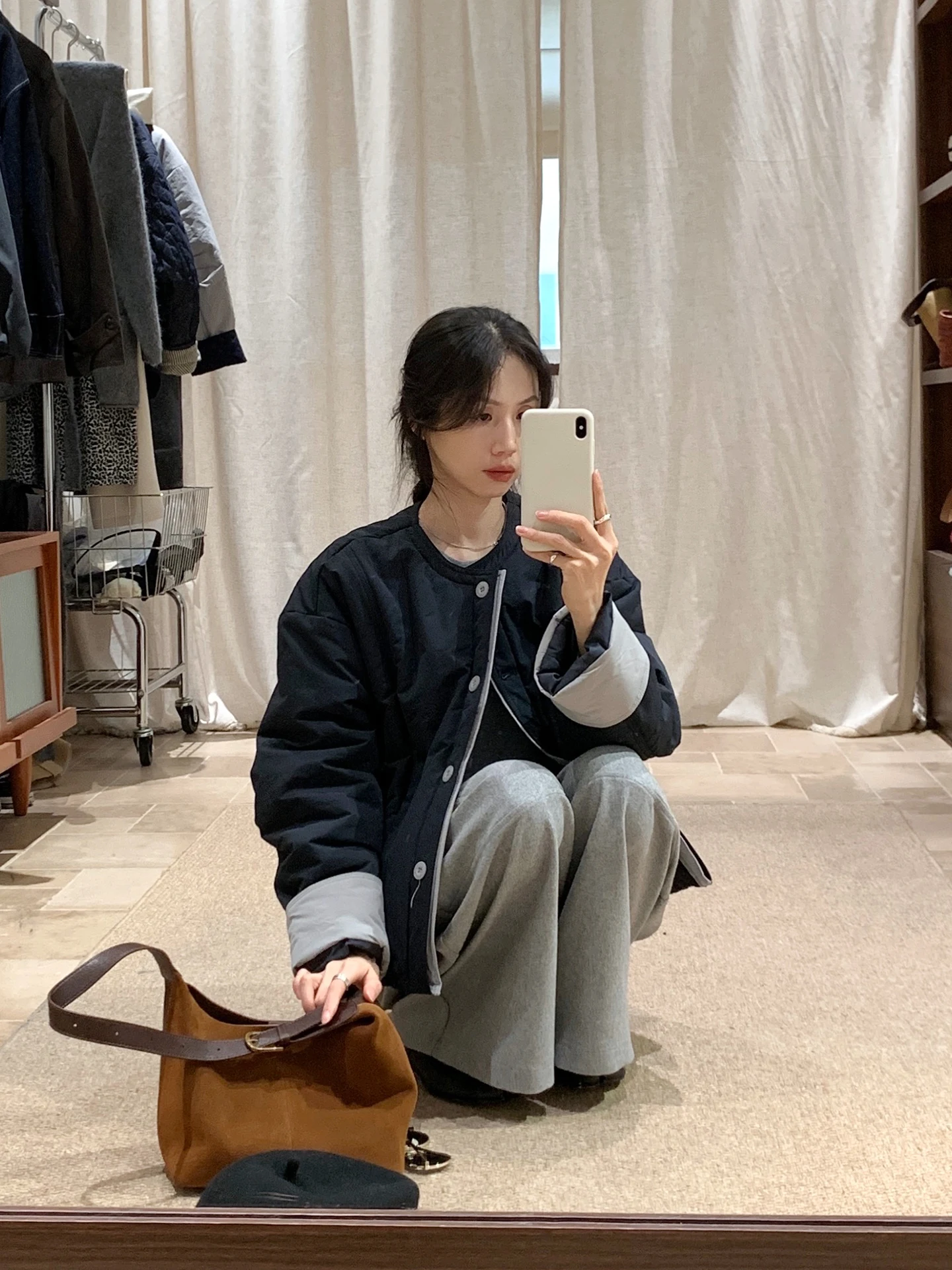 BRIVIN Korean Sle Loose Casual Warm Cotton Jaet Women's Loose Fit Winter Coat k Blue Slimming Cotton Outerwear
BRIVIN Korean Sle Loose Casual Warm Cotton Jaet Women's Loose Fit Winter Coat k Blue Slimming Cotton Outerwear