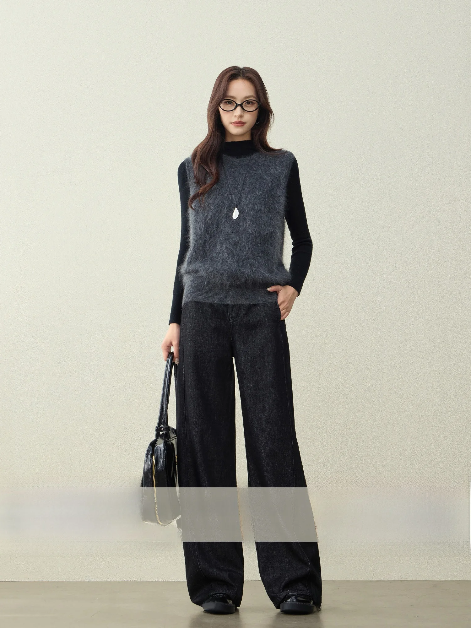 Ретро джинсовые брюки с высокой талией, широкими штанинами, свободного кроя, прямые, женские, осенне-зимние, повседневные, с высокой талией
Ретро джинсовые брюки с высокой талией, широкими штанинами, свободного кроя, прямые, женские, осенне-зимние, повседневные, с высокой талией