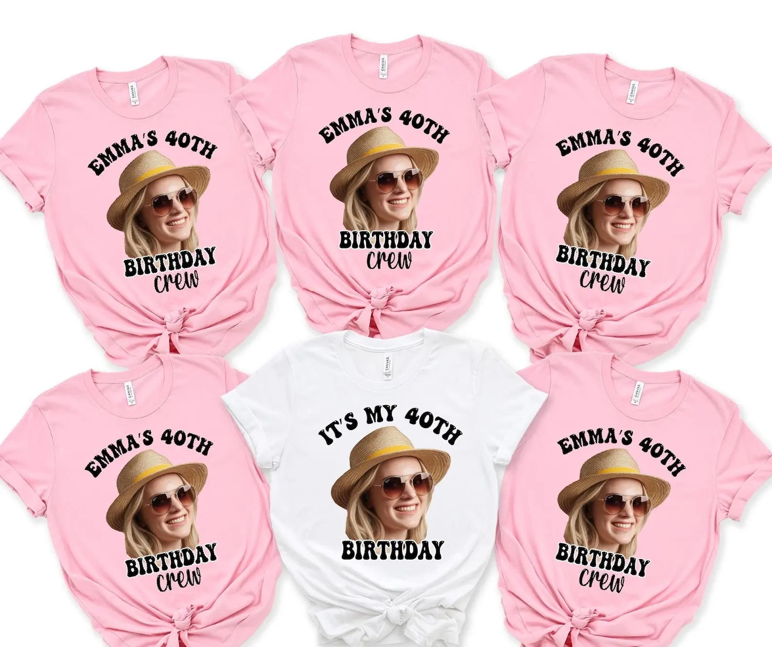 Custom Your Photo Face Nace Birthday Crew Shirts Women Personalized Funny Photo Birthday Party Tees Comfortable Cheering Shirts
Custom Your Photo Face Nace Birthday Crew Shirts Women Personalized Funny Photo Birthday Party Tees Comfortable Cheering Shirts