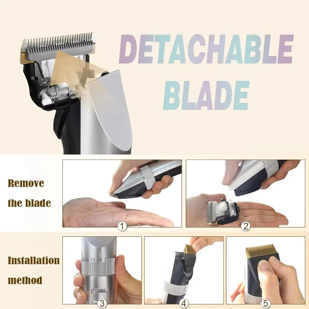 Universal Hair Grooming Trimmer Replacement Ceramic Titanium Pet Electric Hair Clipper Hair Clipper Head Shaver Accessories
Universal Hair Grooming Trimmer Replacement Ceramic Titanium Pet Electric Hair Clipper Hair Clipper Head Shaver Accessories