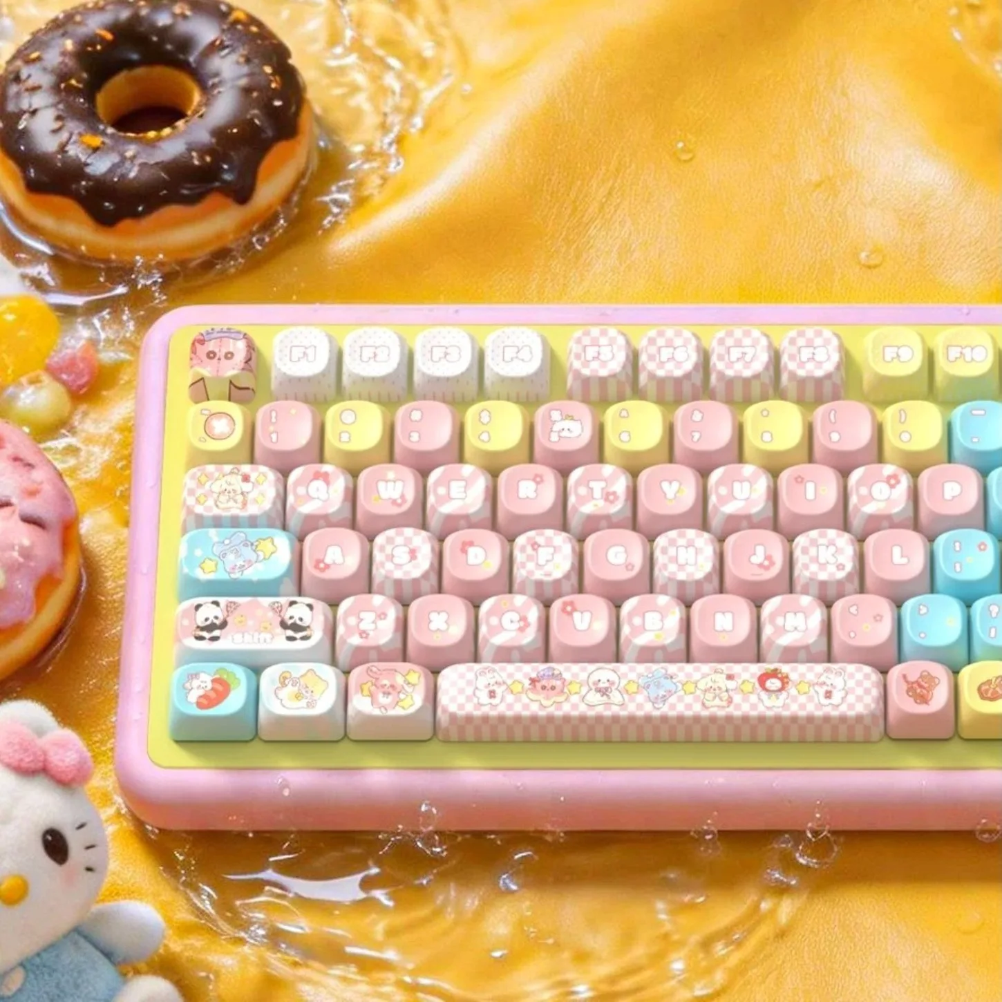 112 Keys PBT MOA Claw Machine Keycaps Cute Fun Personality Keycap Set Compatible with Magnetic Switch Mechanical Keyboard
112 Keys PBT MOA Claw Machine Keycaps Cute Fun Personality Keycap Set Compatible with Magnetic Switch Mechanical Keyboard