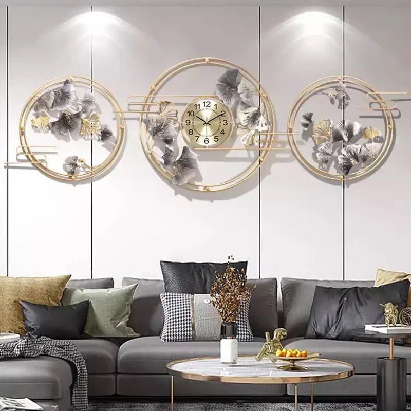 Luxury Aesthetic Wall Clocks Art Mural Design Living Room Wall Watch Fashion Nordic Minimalist Horloge Murale Home Decoration
Luxury Aesthetic Wall Clocks Art Mural Design Living Room Wall Watch Fashion Nordic Minimalist Horloge Murale Home Decoration