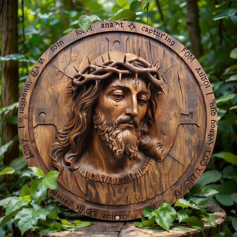 Round Unique Jesus Christ Artwork Aluminum Sign, Wall Decor for Home, Perfect Holiday Gift for Religious Friends and Family
Round Unique Jesus Christ Artwork Aluminum Sign, Wall Decor for Home, Perfect Holiday Gift for Religious Friends and Family