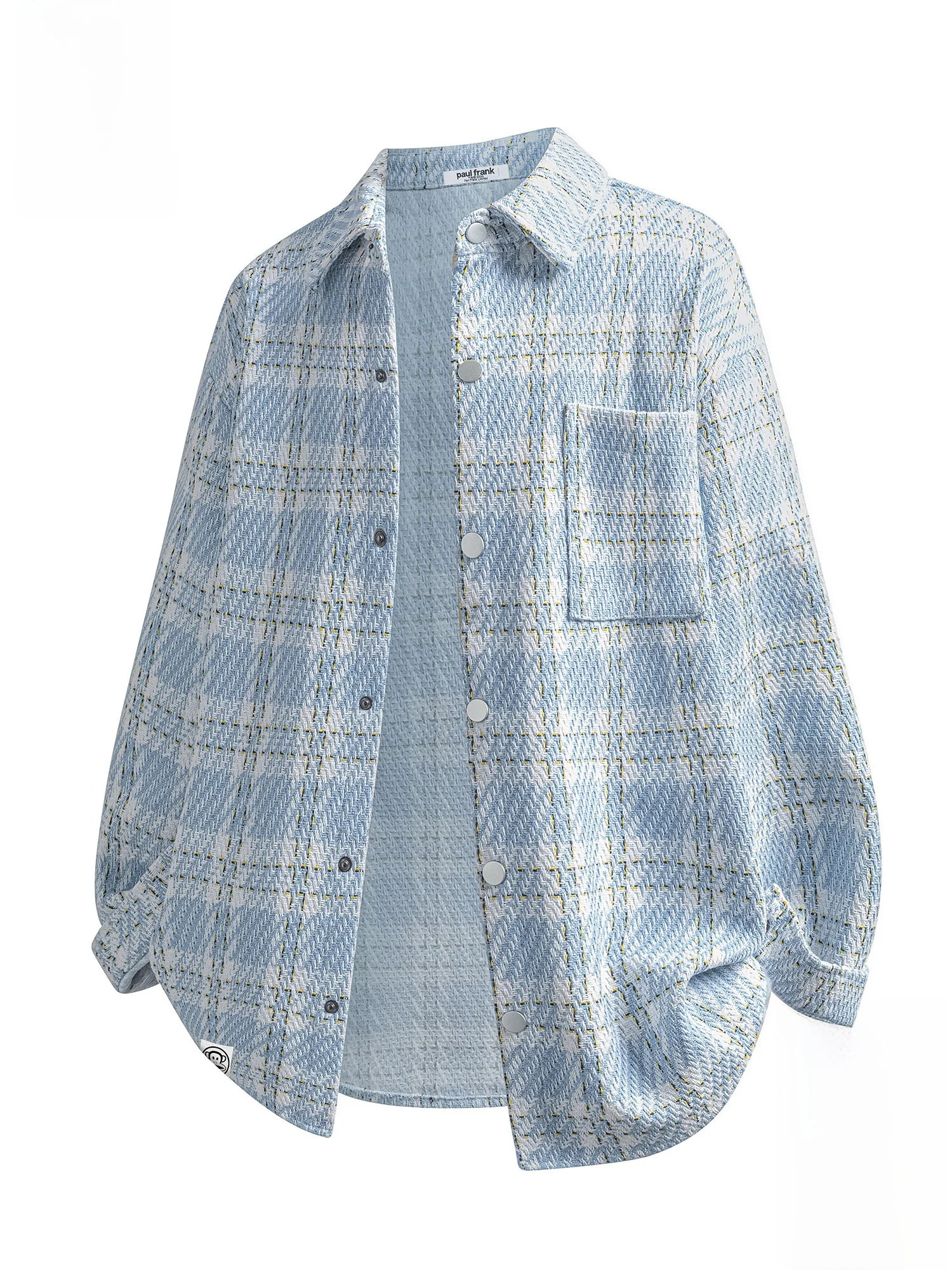 PaulFrank Large Mouth Monkey Color Blo Plaid Collar Jaet Men's Loose Trendy Outerwear Spring Season Polyester Blend
PaulFrank Large Mouth Monkey Color Blo Plaid Collar Jaet Men's Loose Trendy Outerwear Spring Season Polyester Blend