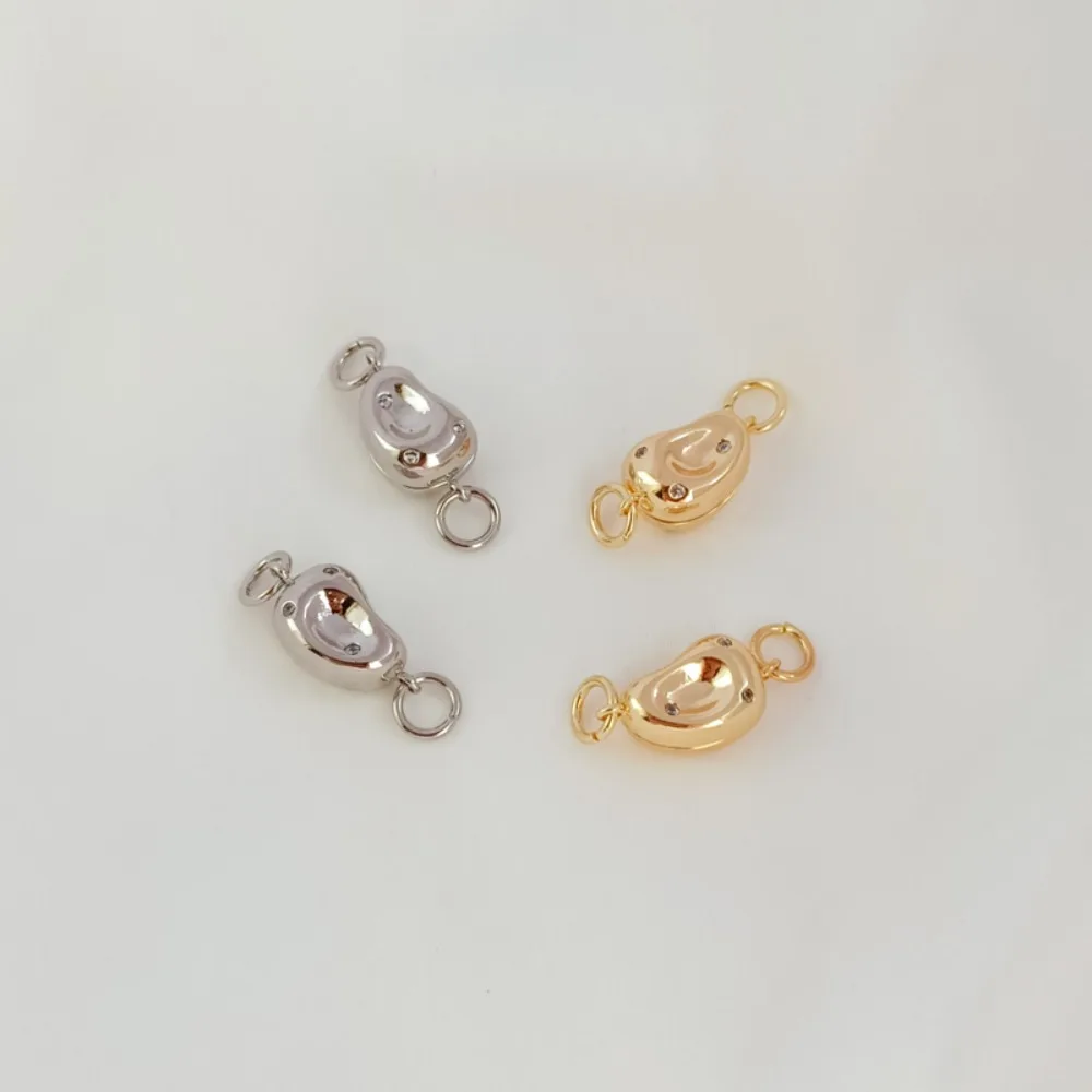 14-каратное позолоченное циркониевое звено с магнитной пряжкой в форме фасоли, браслет с концевой пряжкой, железная присоска, аксессуары ручной работы своими руками
14-каратное позолоченное циркониевое звено с магнитной пряжкой в форме фасоли, браслет с концевой пряжкой, железная присоска, аксессуары ручной работы своими руками