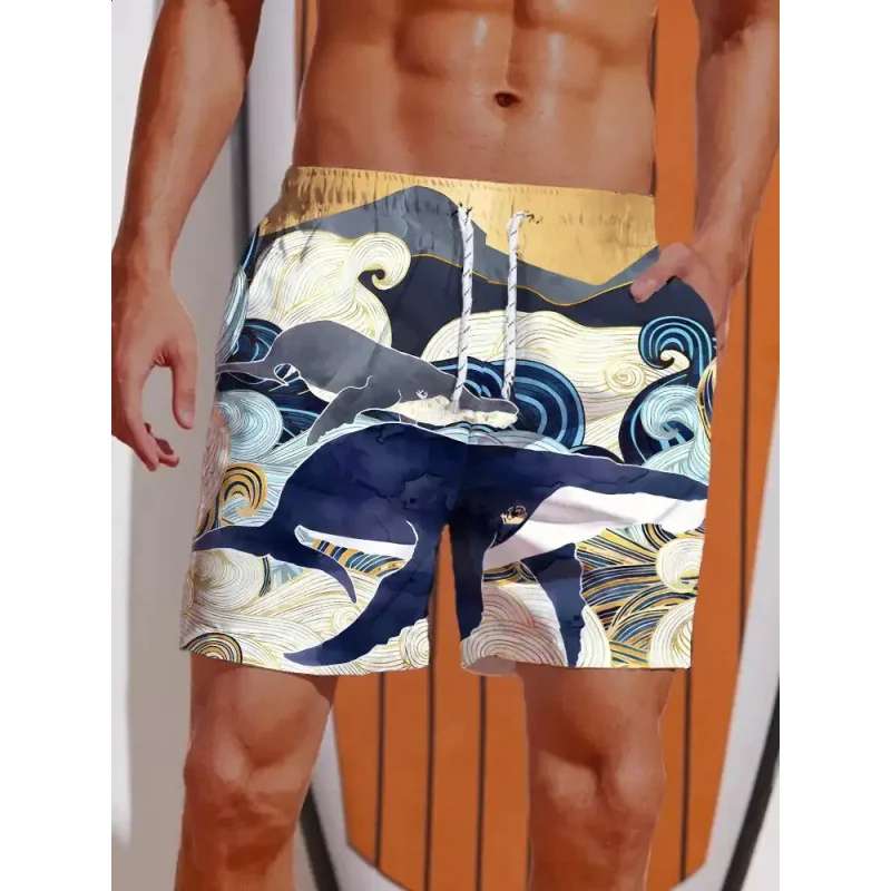 Лето 2025 г., шорты UkiyoE с 3D принтом Fierce Dragon, мужские плавки, дышащие шорты на шнурке-2
Лето 2025 г., шорты UkiyoE с 3D принтом Fierce Dragon, мужские плавки, дышащие шорты на шнурке-2