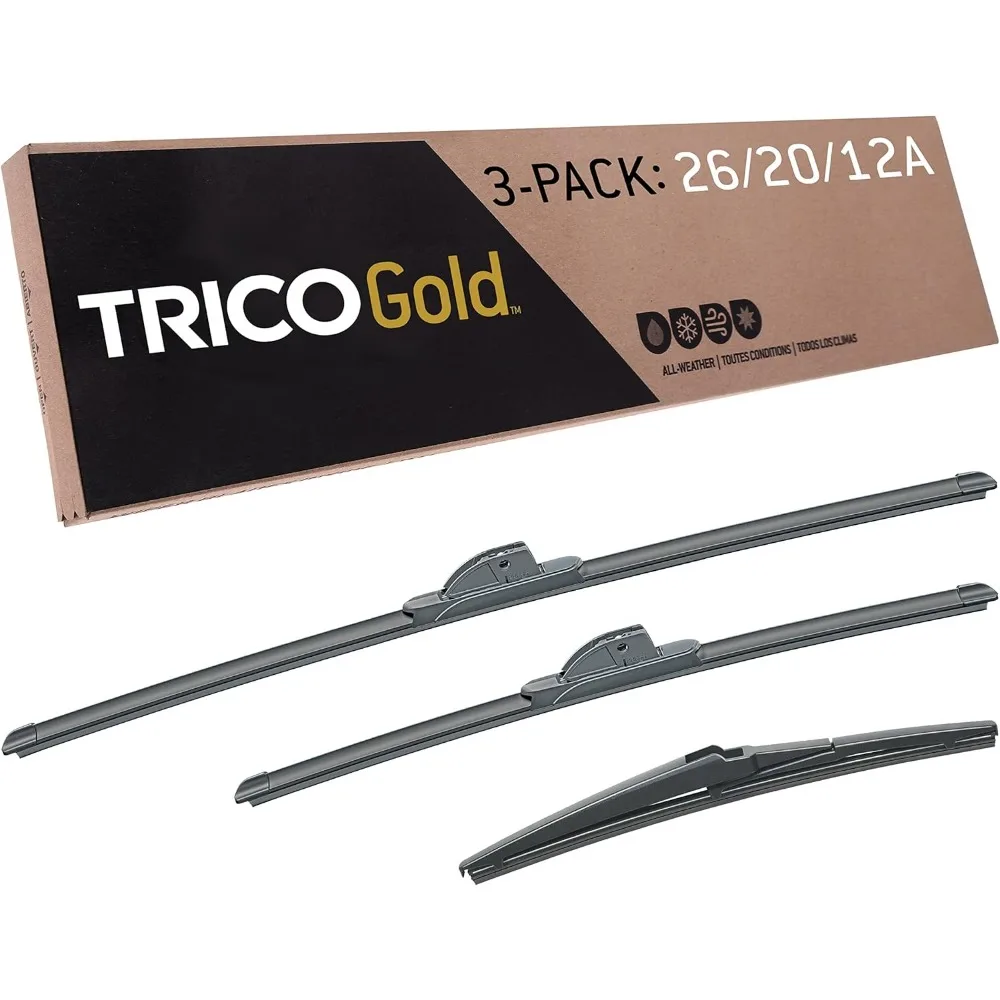 Всепогодный комплект щеток стеклоочистителя из 3 предметов для Toyota Highlander 2008-2019 гг., в комплект входят лезвия премиум-класса 26 дюймов, 20 дюймов и 12 дюймов.
Всепогодный комплект щеток стеклоочистителя из 3 предметов для Toyota Highlander 2008-2019 гг., в комплект входят лезвия премиум-класса 26 дюймов, 20 дюймов и 12 дюймов.