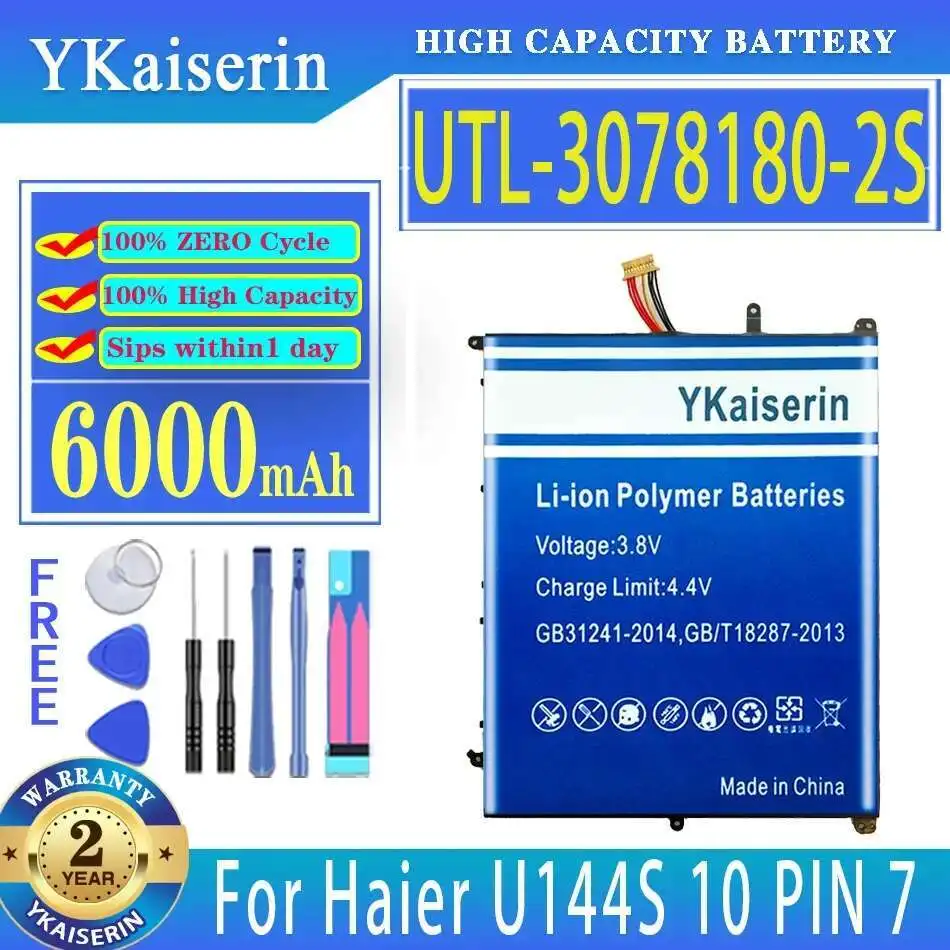 Для Haier U144S 10-контактный 7-линейный ноутбук, хорошая низкотемпературная работа, безопасный Utl-3078180-2S, 6000 мАч, аккумулятор для ноутбука
Для Haier U144S 10-контактный 7-линейный ноутбук, хорошая низкотемпературная работа, безопасный Utl-3078180-2S, 6000 мАч, аккумулятор для ноутбука