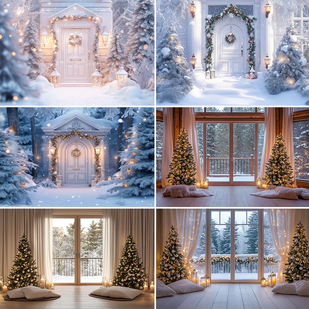 Winter Christmas Background Photography Vintage White Floral Archway Hallway Backdrop Winter Snow Decor Kids Family Photo Studio 
Winter Christmas Background Photography Vintage White Floral Archway Hallway Backdrop Winter Snow Decor Kids Family Photo Studio