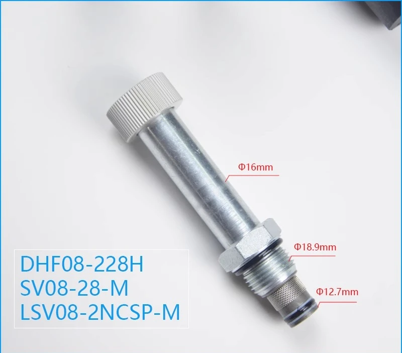 Parts Suitable for Two Position Two Pass Normally Closed Thread Hydraulic Cartridge Solenoid Valve DHF08-228HSV08-28M NCSP
Parts Suitable for Two Position Two Pass Normally Closed Thread Hydraulic Cartridge Solenoid Valve DHF08-228HSV08-28M NCSP