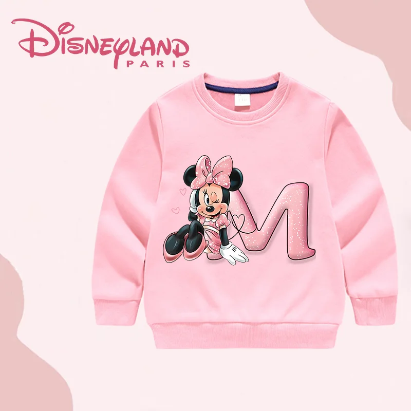 Mickey Minnie Mouse Sweatshirt Cotton Kids Sweatshirt Spring Autumn Baby Tops Cute Cartoon Pink Letter Crew Neck Clothing Gifts
Mickey Minnie Mouse Sweatshirt Cotton Kids Sweatshirt Spring Autumn Baby Tops Cute Cartoon Pink Letter Crew Neck Clothing Gifts