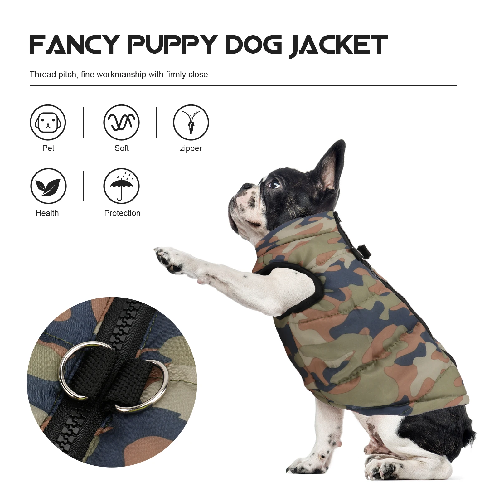 Pet Jacket Vest Puppy Cool Vests for Dogs Grooming Winter Clothing Coat Sleeveless
Pet Jacket Vest Puppy Cool Vests for Dogs Grooming Winter Clothing Coat Sleeveless