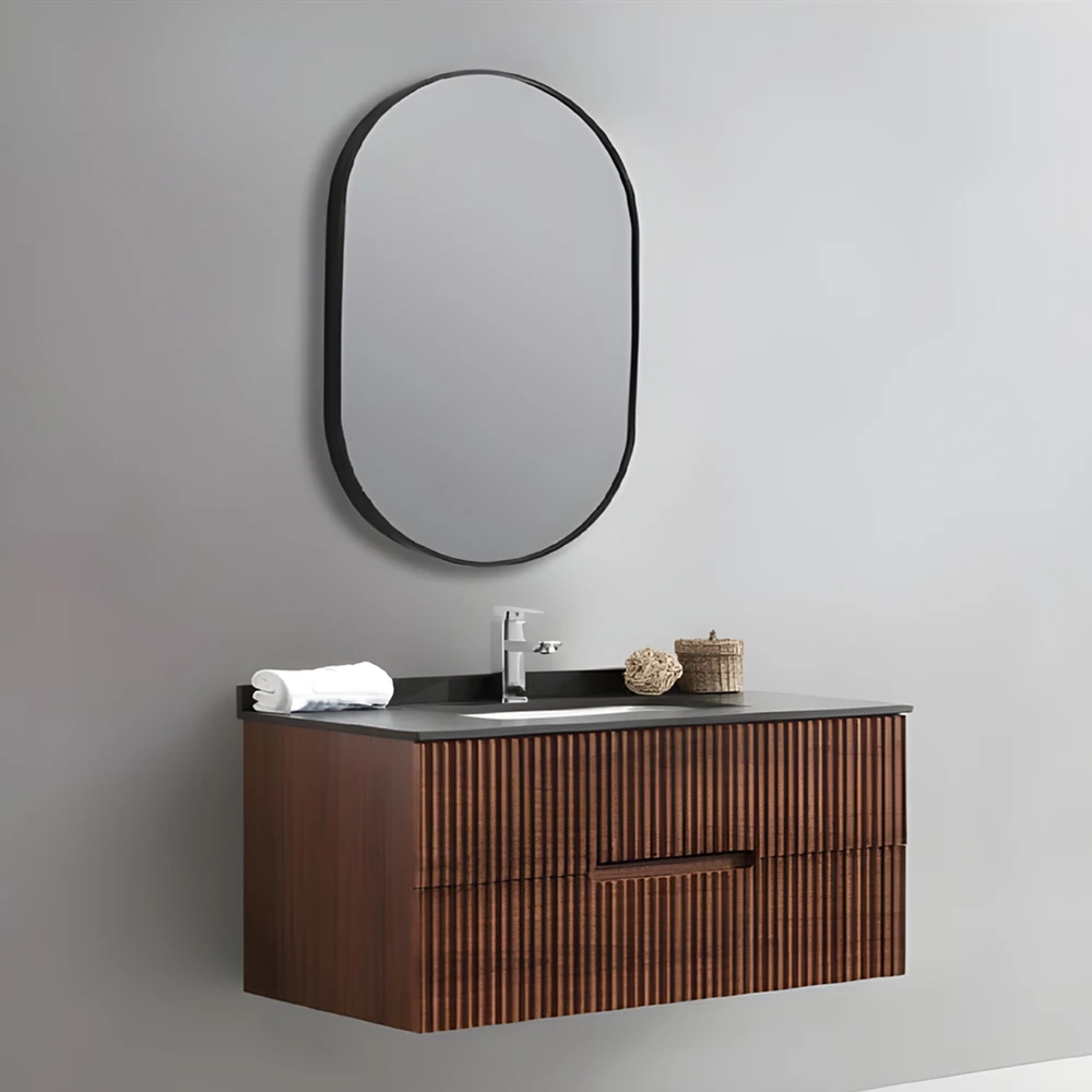 Modern Style High Quality Hotel Vanity Set Waterproof Bathroom Cabinets with Ceramic Basin Water Resistant for Apartments Villas
Modern Style High Quality Hotel Vanity Set Waterproof Bathroom Cabinets with Ceramic Basin Water Resistant for Apartments Villas
