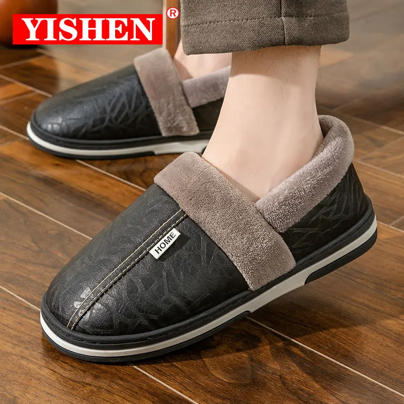 Тапочки YISHEN мужские зимние водонепроницаемые домашние хлопковые, теплые Нескользящие тапочки для дома
Тапочки YISHEN мужские зимние водонепроницаемые домашние хлопковые, теплые Нескользящие тапочки для дома