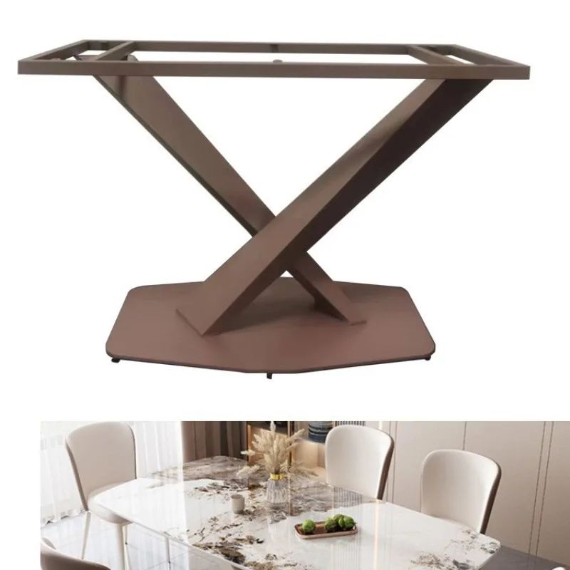 X-shaped cross table text frame rock slab dining table base marble luxury stone table foot bracket
X-shaped cross table text frame rock slab dining table base marble luxury stone table foot bracket