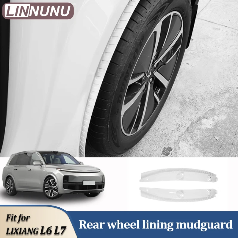 Linnunu: Защитные накладки на задние колеса (брызговики) для Lixiang L6 L7, оригинальный цвет, без сверления, аксессуары для автомобиля
Linnunu: Защитные накладки на задние колеса (брызговики) для Lixiang L6 L7, оригинальный цвет, без сверления, аксессуары для автомобиля