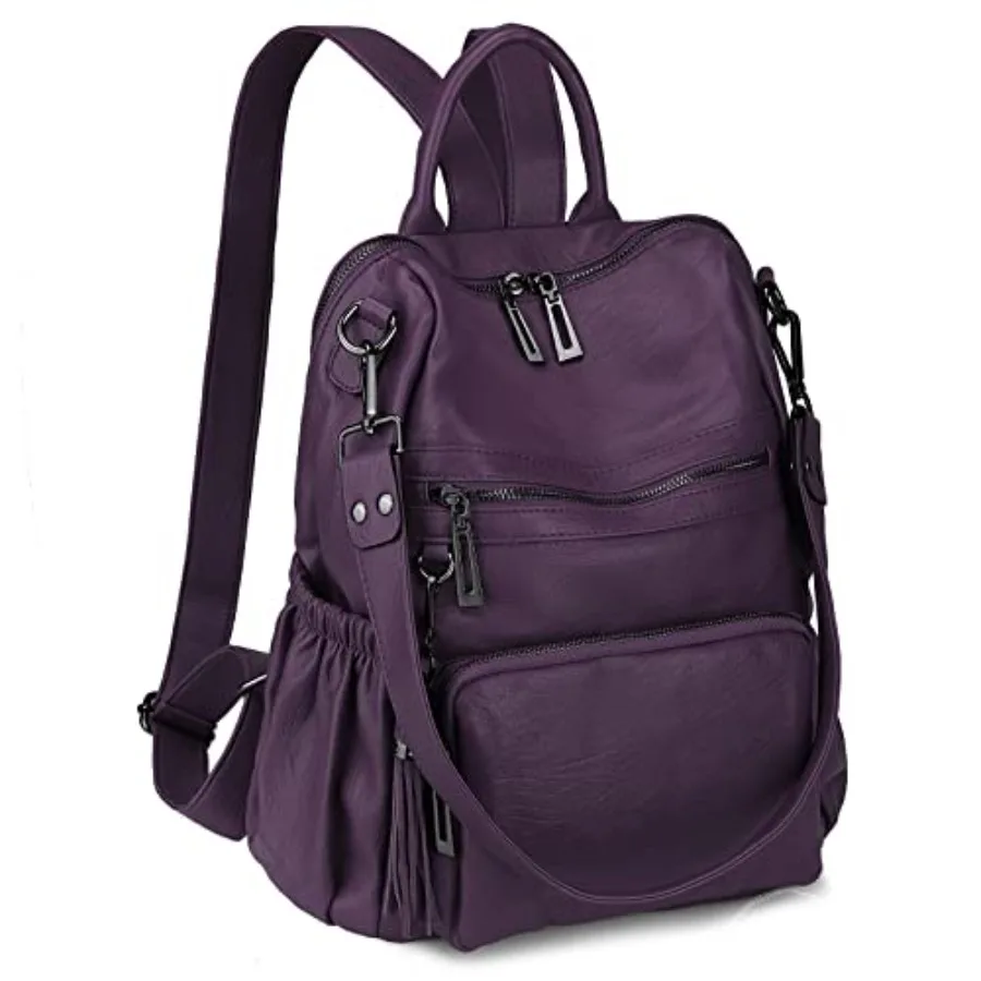 Travel Backpack Purse for Women Vegan Leather Ladies Fashion Tassel Shoulder Bag Convertible
Travel Backpack Purse for Women Vegan Leather Ladies Fashion Tassel Shoulder Bag Convertible