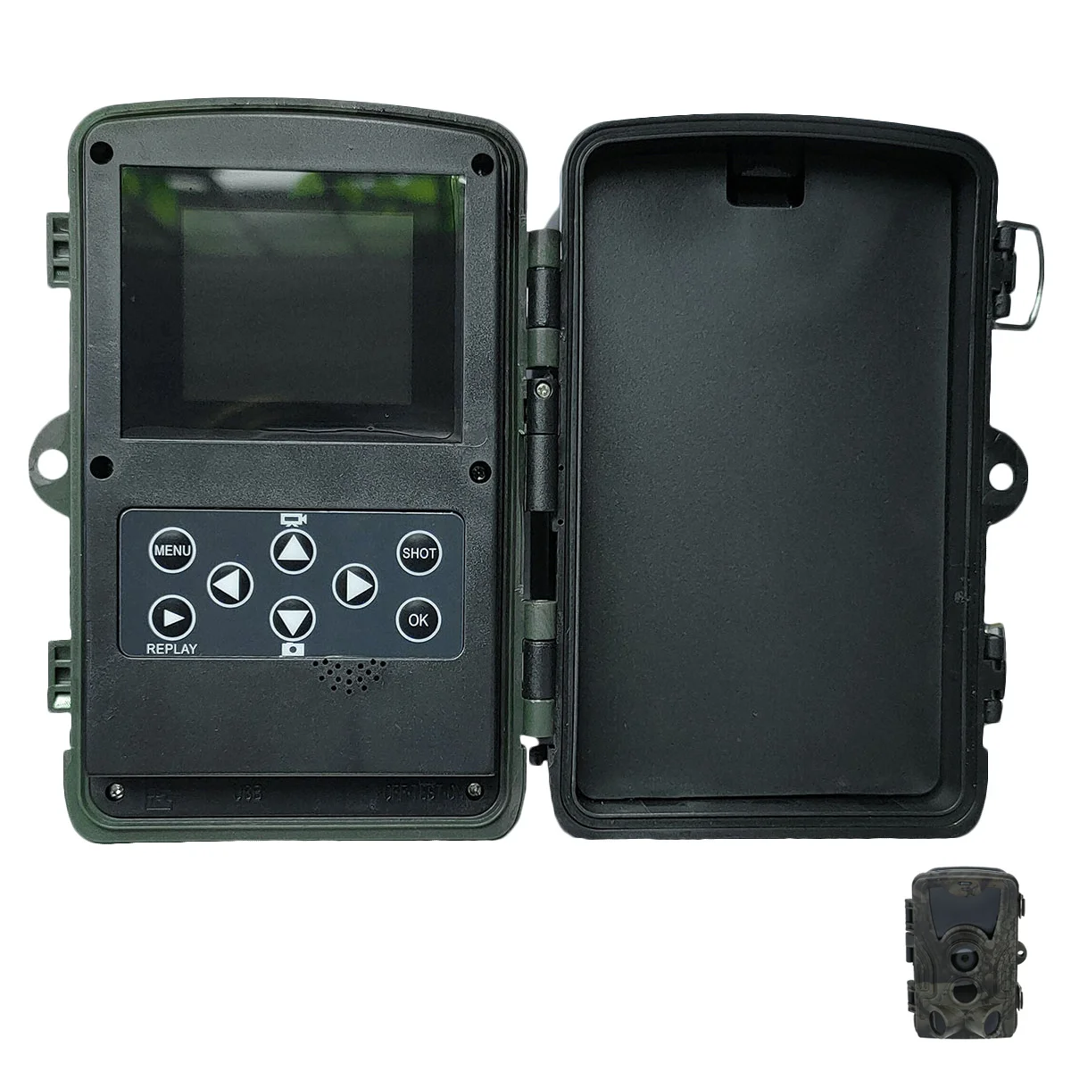 16Mp Infrared Trail Camera 0.3S Trigger 20M Vision Range 1080P Video Hunting Camera Wildlife Night Version Ip65 Green
16Mp Infrared Trail Camera 0.3S Trigger 20M Vision Range 1080P Video Hunting Camera Wildlife Night Version Ip65 Green