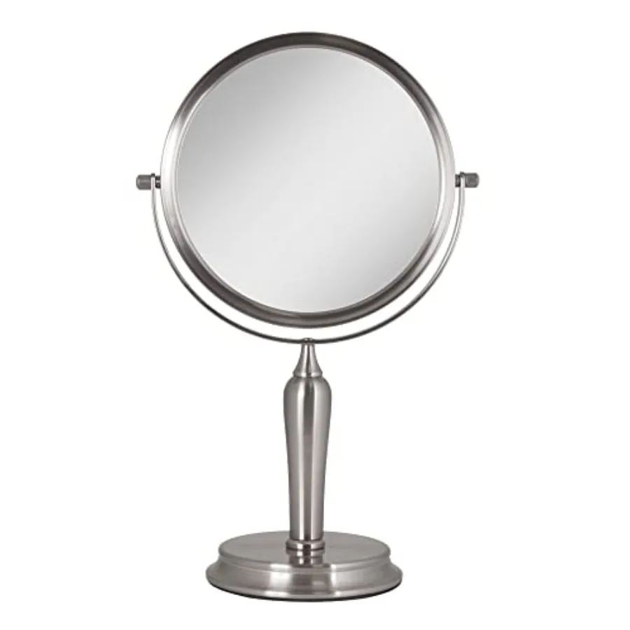 Anaheim 8.75" Round Non-Lighted Makeup Mirror 5X 1X Magnifying Makeup Mirrors Rotating Head Makeup Mirror for Desk
Anaheim 8.75" Round Non-Lighted Makeup Mirror 5X 1X Magnifying Makeup Mirrors Rotating Head Makeup Mirror for Desk