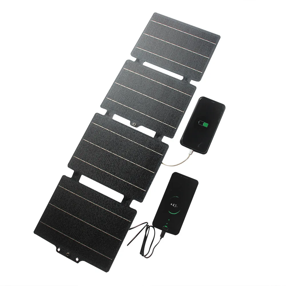 Portable 25W ETFE Foldable Solar Panel Charger Ultra Lightweight with USB DC and Type C Ports Supports 1.5A Fast Charging
Portable 25W ETFE Foldable Solar Panel Charger Ultra Lightweight with USB DC and Type C Ports Supports 1.5A Fast Charging