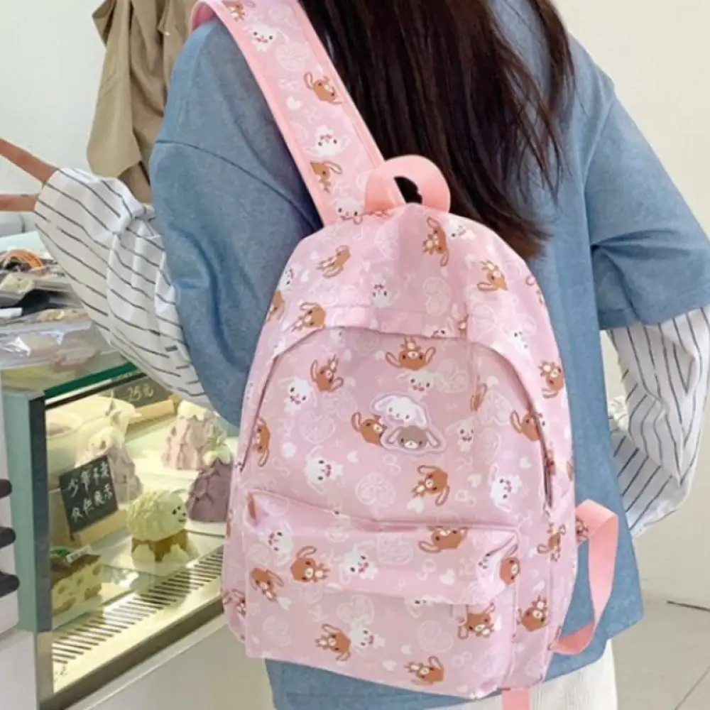 kawaii Sugarbunnies Backpack student Versatile schoolbag sweet girlish heart outdoors Shopping travel Storage bag birthday gift
kawaii Sugarbunnies Backpack student Versatile schoolbag sweet girlish heart outdoors Shopping travel Storage bag birthday gift