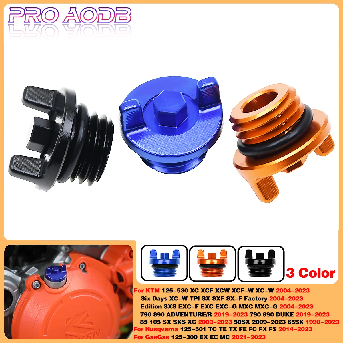 CNC Engine Oil Filler Plug Cap Cover For KTM EXC EXCF XCW XCFW SX 690 Enduro/R SMC-R 1290 SUPER DUKE R/GT 790 890 ADVENTURE/R
CNC Engine Oil Filler Plug Cap Cover For KTM EXC EXCF XCW XCFW SX 690 Enduro/R SMC-R 1290 SUPER DUKE R/GT 790 890 ADVENTURE/R