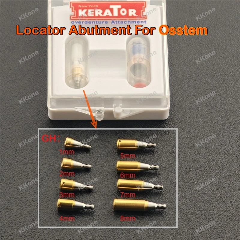 NEW 2Sets Dental Clinic Accessories Food Grade Titanium Alloy Locator Abutment Kit With Storage Box For Osstem Implant System
NEW 2Sets Dental Clinic Accessories Food Grade Titanium Alloy Locator Abutment Kit With Storage Box For Osstem Implant System
