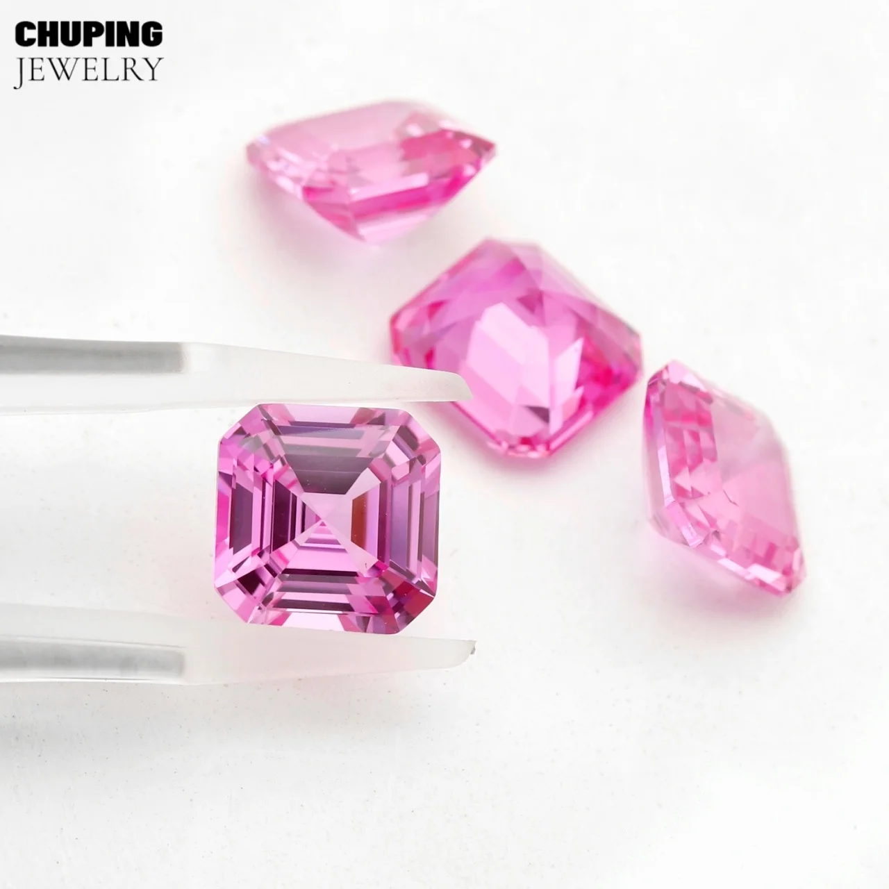 Asscher Cut Lab Grown Pink Sapphire 3A+Grade For Advanced Jewelry Making Inlay Ring Necklace Bracelet Selectable AGL Certificate
Asscher Cut Lab Grown Pink Sapphire 3A+Grade For Advanced Jewelry Making Inlay Ring Necklace Bracelet Selectable AGL Certificate