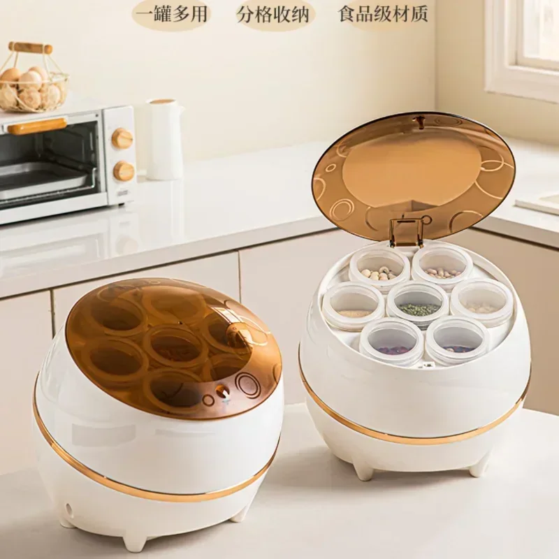 Grains, insect-proof, moisture-proof, sealed grid storage tank, household set, spices Hot sales
Grains, insect-proof, moisture-proof, sealed grid storage tank, household set, spices Hot sales