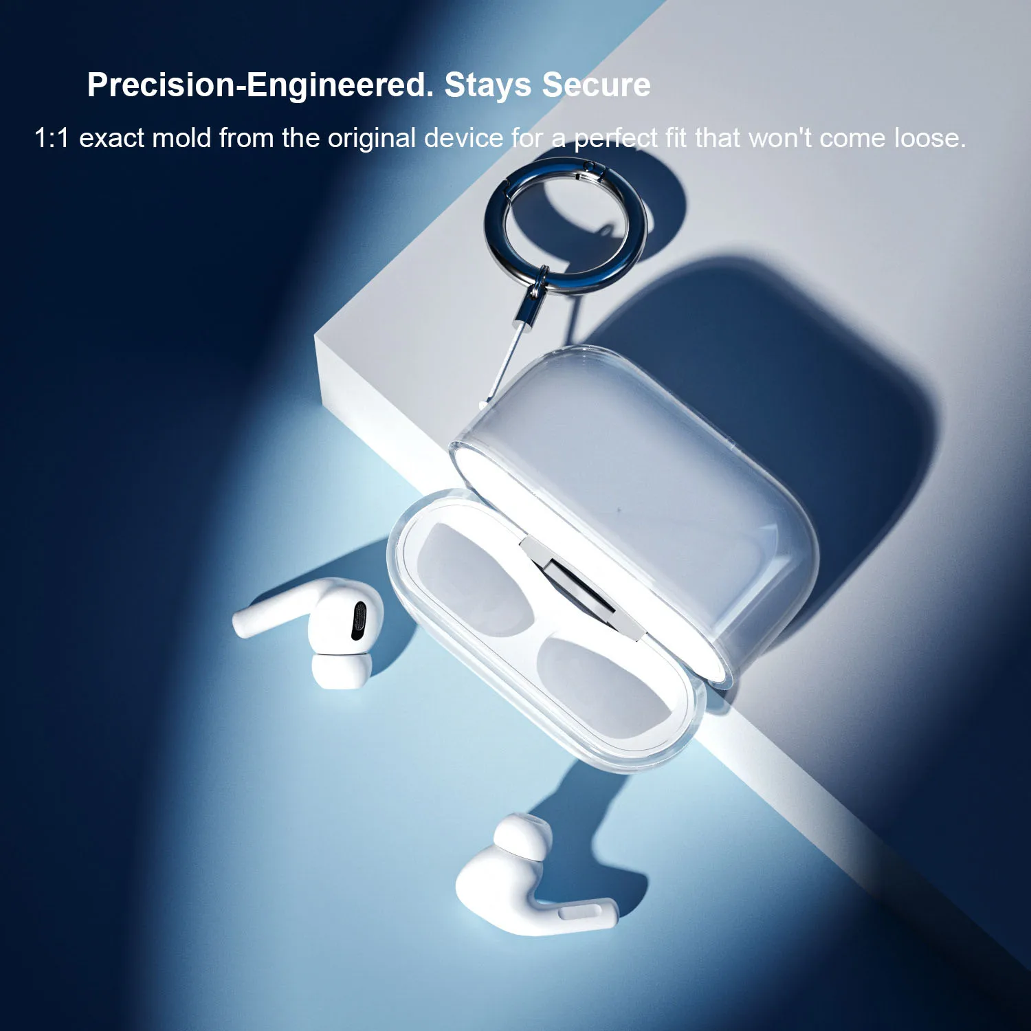 Protective Case For Airpods pro3, Soft TPU Protective Cover with Keyring Shockproof Shell Case Headphone Protective Sleeve
Protective Case For Airpods pro3, Soft TPU Protective Cover with Keyring Shockproof Shell Case Headphone Protective Sleeve