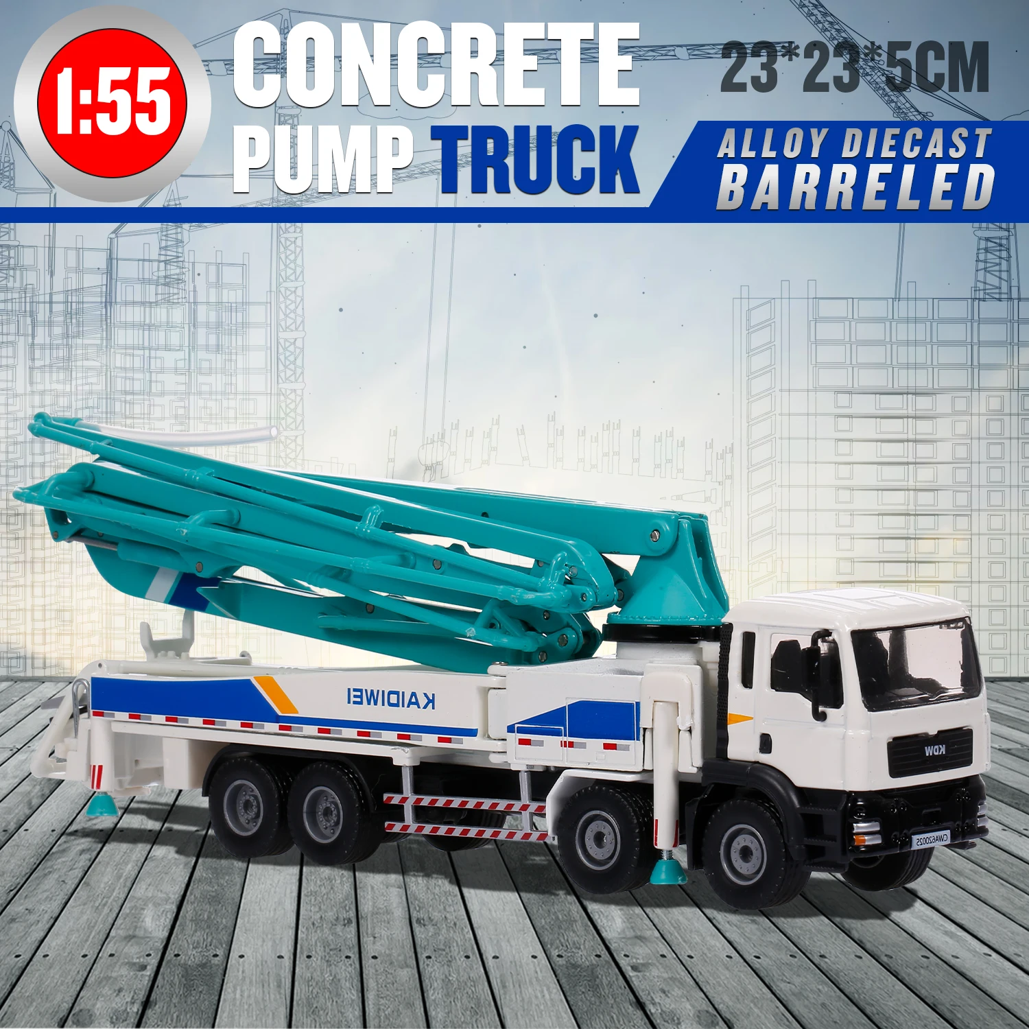 Concrete Pump Truck 1:55 Alloy Car Truck Model Concrete Pump Truck Adult Metal Ornaments Children's Christmas New Year Gift Toys
Concrete Pump Truck 1:55 Alloy Car Truck Model Concrete Pump Truck Adult Metal Ornaments Children's Christmas New Year Gift Toys