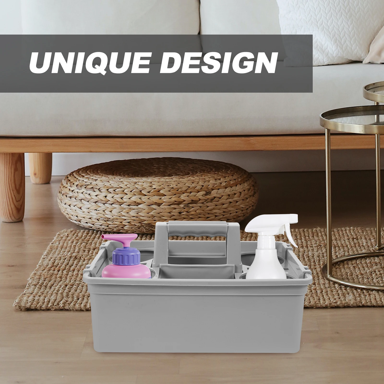 Cleaning Basket Storage Organizer Plastic Handheld Tote Case Lightweight Ergonomic Tool Box Multiple Compartments
Cleaning Basket Storage Organizer Plastic Handheld Tote Case Lightweight Ergonomic Tool Box Multiple Compartments