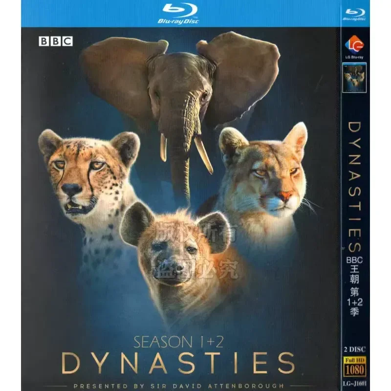 Dynasty Seasons 1 and 2 Nature Creature Documentary BD Blu-ray 1080p High Definition 2 Disc
Dynasty Seasons 1 and 2 Nature Creature Documentary BD Blu-ray 1080p High Definition 2 Disc