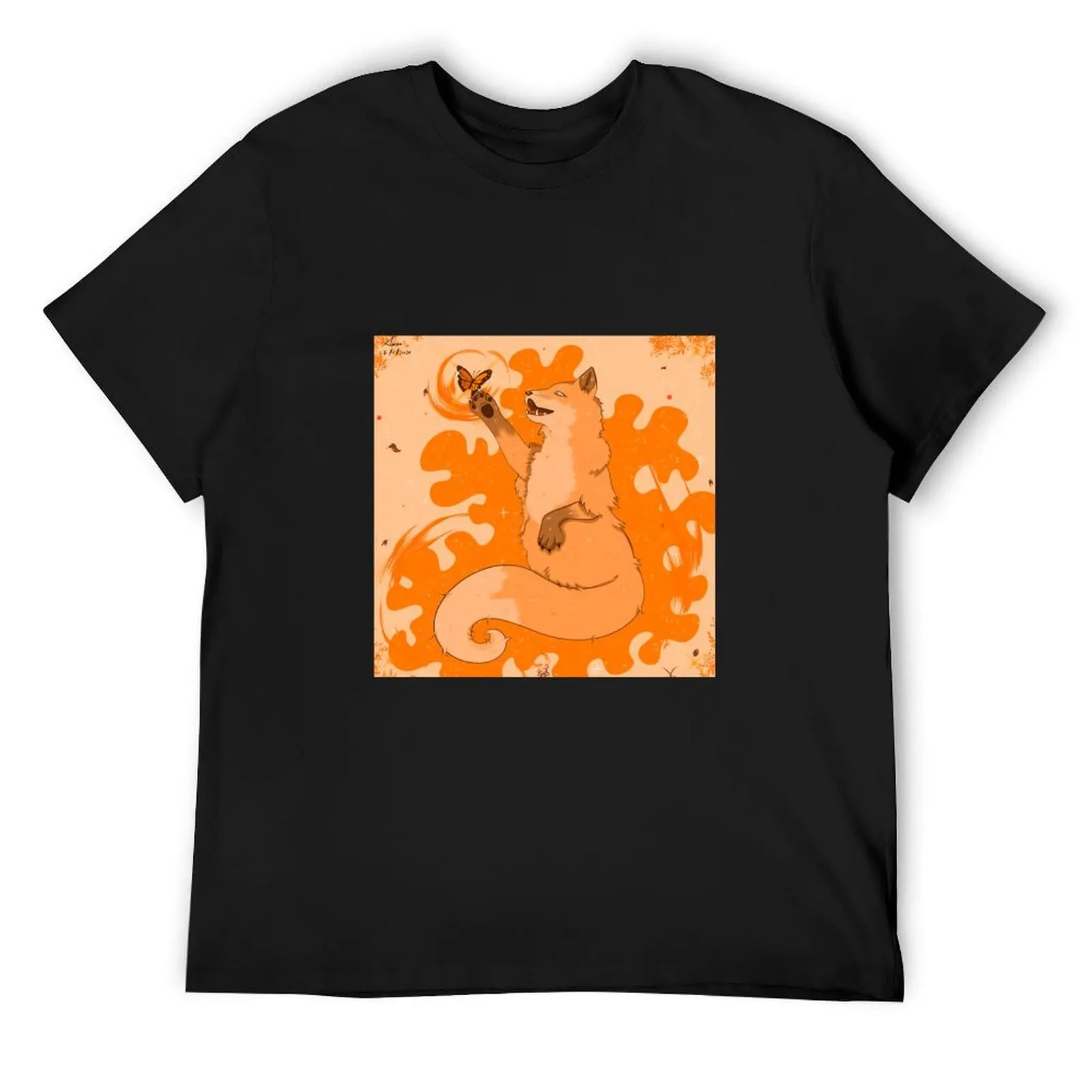 Orange fox and a butterfly T-Shirt anime oversized graphic tee essential t shirt plus size tops sweat shirts, men
Orange fox and a butterfly T-Shirt anime oversized graphic tee essential t shirt plus size tops sweat shirts, men