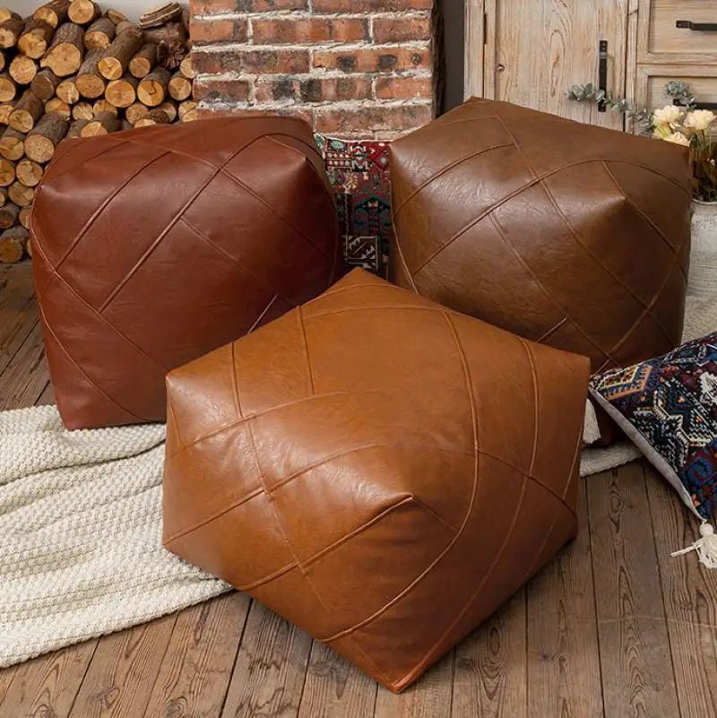 Moroccan PU Leather Seat Stool with Cushion Floor Home Decor Futon Lazy Footstool Pu Sitting Cattail Hassock
Moroccan PU Leather Seat Stool with Cushion Floor Home Decor Futon Lazy Footstool Pu Sitting Cattail Hassock