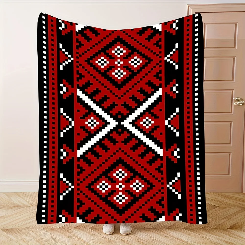 Классическое красно-черное фланелевое одеяло с геометрическим рисунком — мягкое теплое | Праздничный декор с несколькими сценками и подарок для семьи/друзей
Классическое красно-черное фланелевое одеяло с геометрическим рисунком — мягкое теплое | Праздничный декор с несколькими сценками и подарок для семьи/друзей