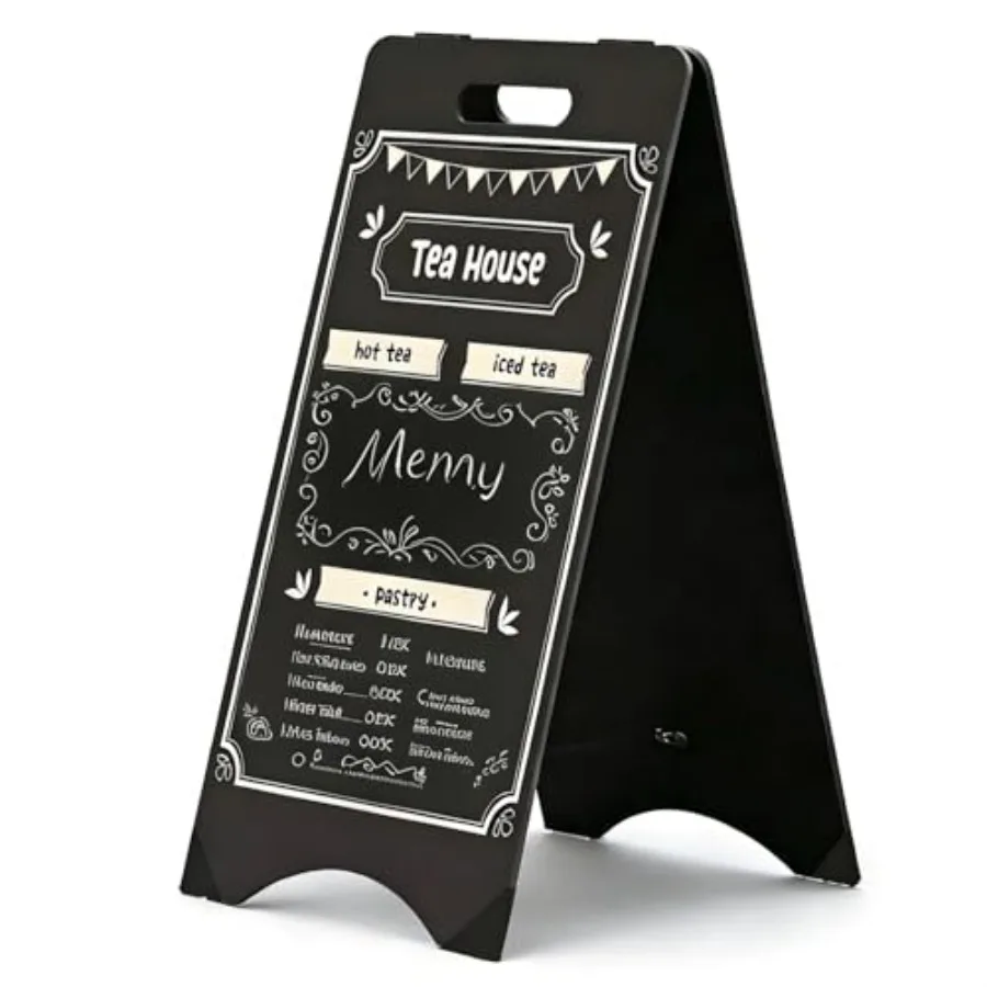 A-Frame Chalkboard 15"×30" Double-Sided Sandwich Chalkboard- Foldable Sturdy Outdoor Sandwich Board for Restaurant Wedding and
A-Frame Chalkboard 15"×30" Double-Sided Sandwich Chalkboard- Foldable Sturdy Outdoor Sandwich Board for Restaurant Wedding and