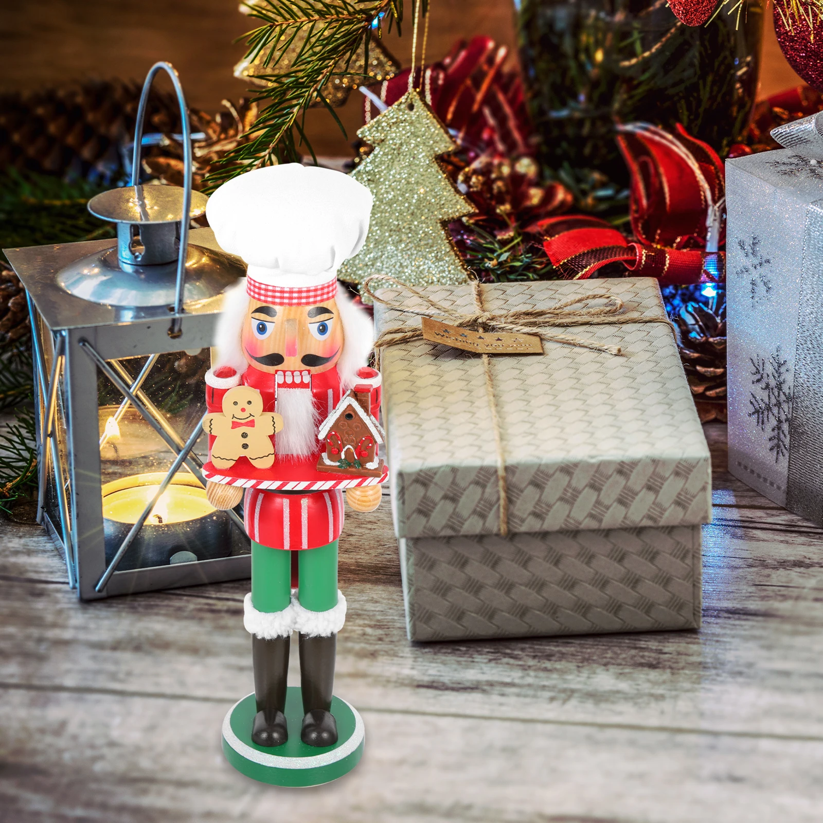 Nutcracker Soldier Ornament Decoration Figurines Christmas Decorations Wood Nutcrackers Ornaments Child Gifts
Nutcracker Soldier Ornament Decoration Figurines Christmas Decorations Wood Nutcrackers Ornaments Child Gifts