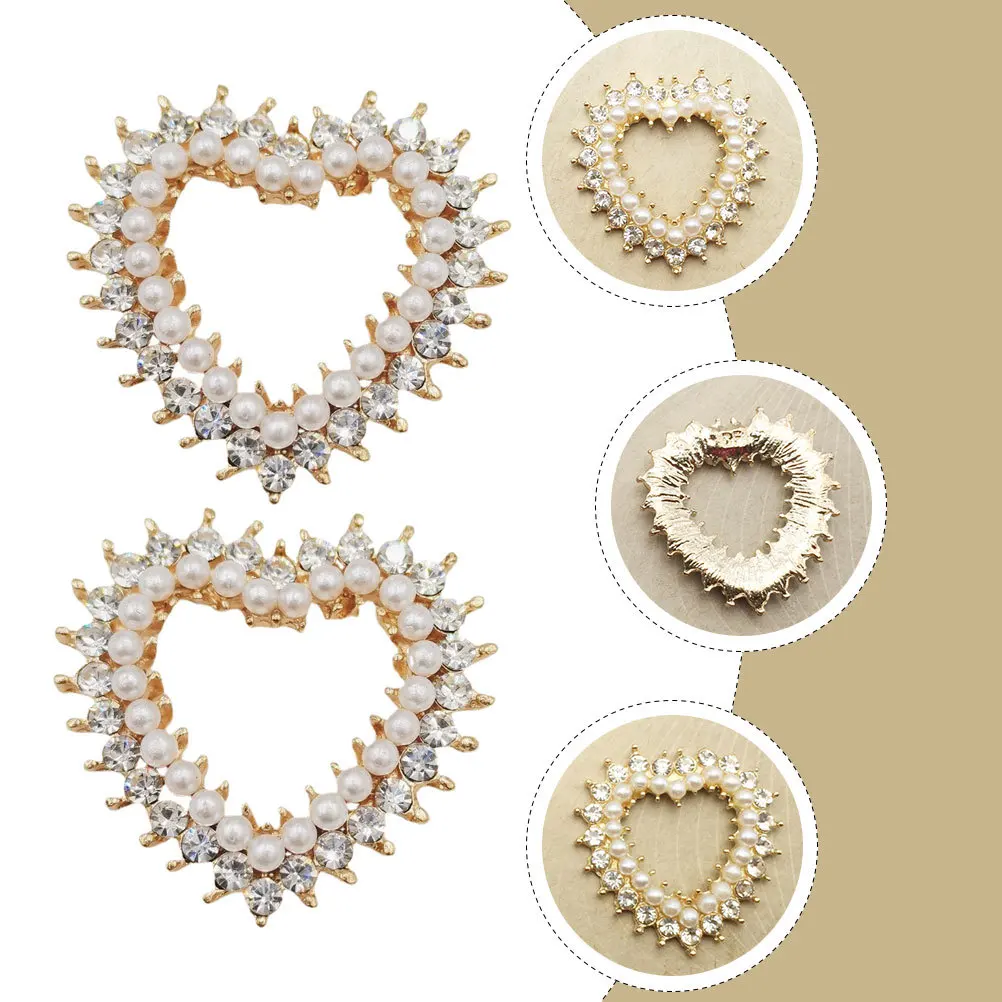 10pcs Pearl Heart Embellishments Crystal Alloy Diy Accessories For Clothing Bag Phone Case Decor Craft Garment Suitcase
10pcs Pearl Heart Embellishments Crystal Alloy Diy Accessories For Clothing Bag Phone Case Decor Craft Garment Suitcase